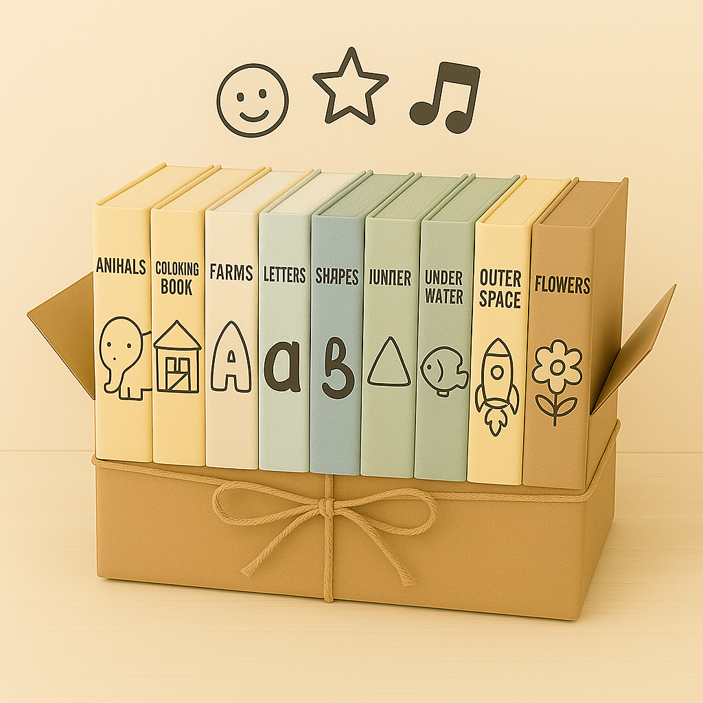 Box Maxi COLORAMI - 10 Libri per bambini da colorare