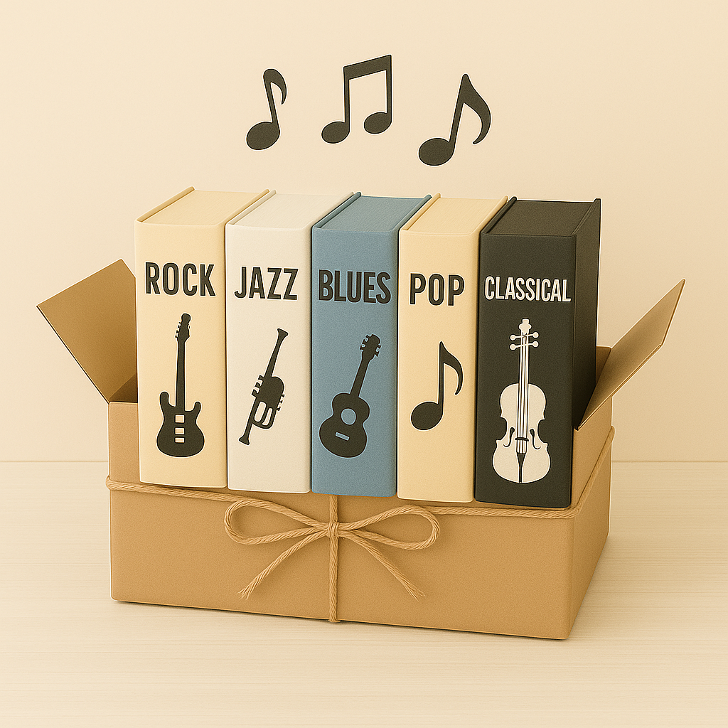 Box Media Tema "Musica" - 5 Libri