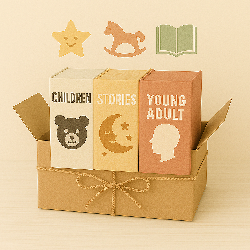 Box Piccola per Bambini e Ragazzi - 3 Libri