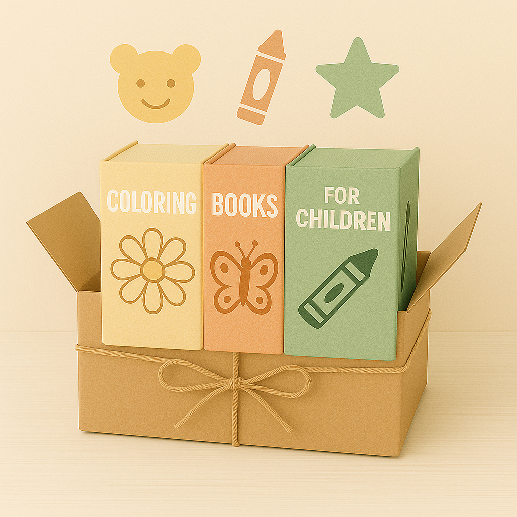 Box Piccola COLORAMI - 3 Libri per bambini da colorare